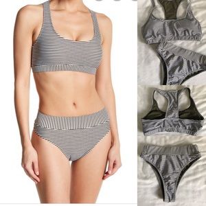 Sporty Razorback bikini set. Olive green. SZ M